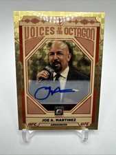 Marketplace image: Joe A Martinez 2022 Optic Voices of the Octagon 1st Auto 1/1 Superfractor UFC-57