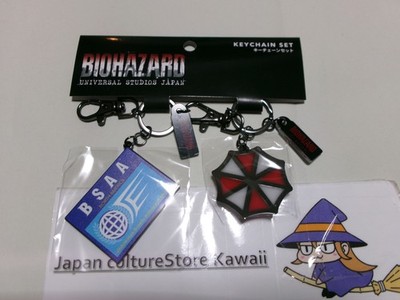 Resident Evil USJ Keychain set BSAA & U.B.C.S. 2026 BIOHAZARD