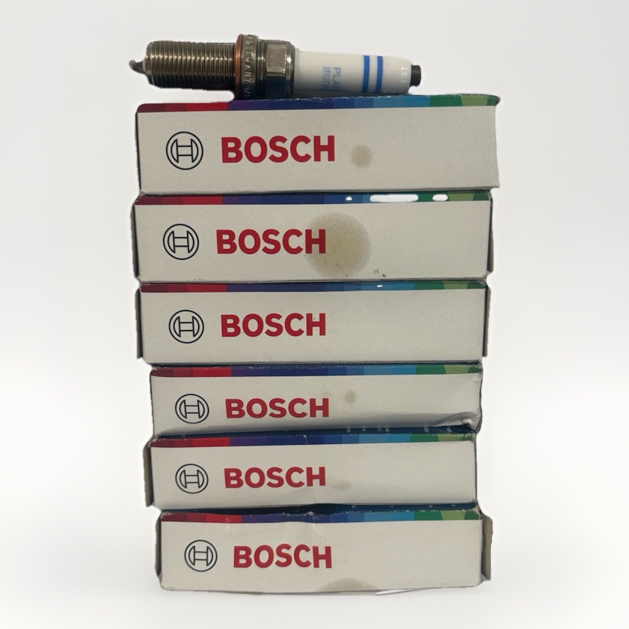 6-Pack Bosch 8501 F5NII33R2 Spark Plug Set For Audi A3 A4 A5 Q3 S7 VW GTI Golf