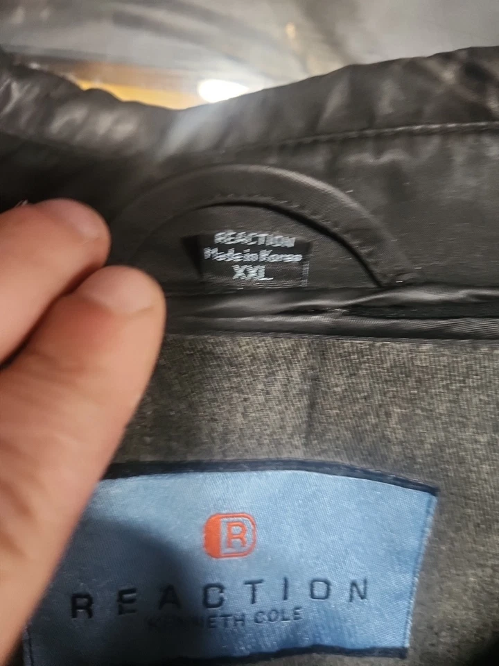 Men's Kenneth Cole Reaction Rain Resistant Lightweight Coat XXL - Image 3 of 4