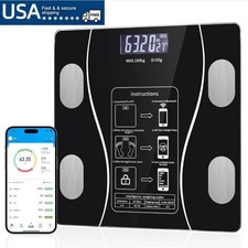 Smart Scale 400lb for Body Weight Digital Backlit Display Bathroom Scale US