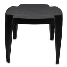 Mehrzweck Garten Hocker 38x38 cm - anthrazit - Beistell Camping Tisch Fuß Ablage