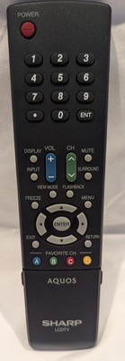 New Sharp Aquos Tv LCD Remote GA549WJSA Genuine OEM 