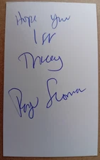 ORIGINAL AUTOGRAPHED CARD ROGER SLOMAN Nuts in May, Black Adder