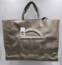 Telfar Large Shopping Tote Bag - Bronze