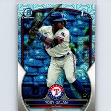 2023 Bowman Chrome Yosy Galan #BCP-221 Prospects Mojo Refractor Texas Rangers