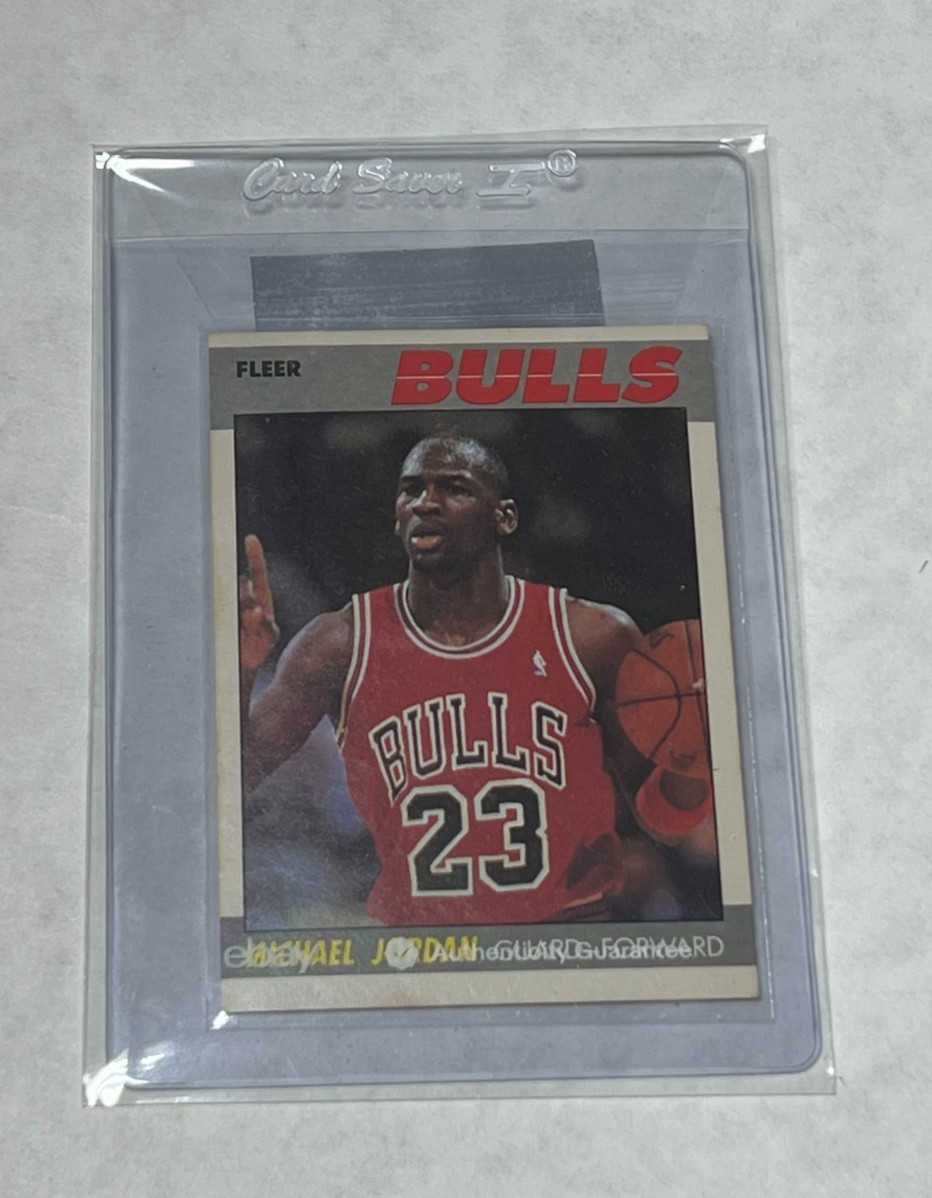 Michael Jordan 1987-88 Fleer Basketball #59 Chicago Bulls