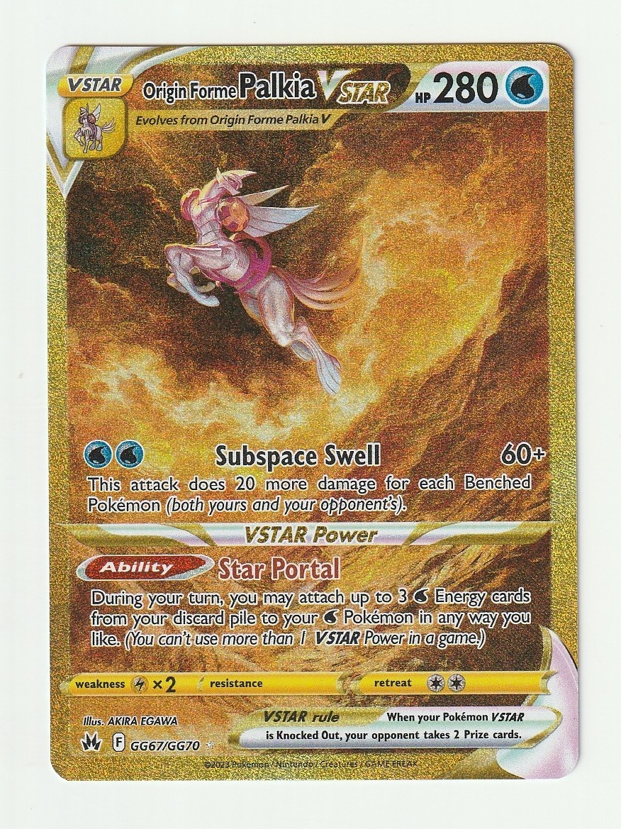 Origin Forme Palkia VSTAR GG67/GG70 Secret Rare - Crown Zenith: Galarian Gallery