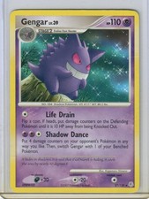 Pokémon Gengar 27/130 Diamond & Pearl Rare 110HP Regular Card 2007 LP Common on eBay