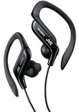 JVC Haeb75B Sport Ear Clip Earphones Adjustable Splash Proof Black  New Headph