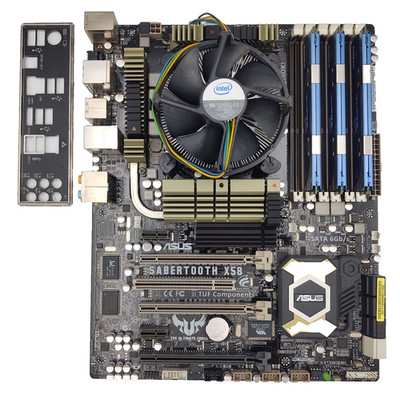 ASUS Sabertooth X58 Motherboard w/ i7-950 CPU + 3x2GB RAM + I/O SHIELD ...