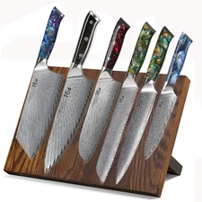 7Pcs TURWHO Kitchen Knife Set Japan VG10 Damascus Steel Chef Cook Slicing Knives