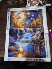 Completed Waterfall Diamond Painting