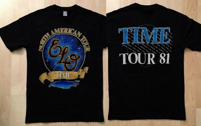 VINTAGE RARE ELO TIME NORTH AMERICAN TOUR 1981 T-SHIRT