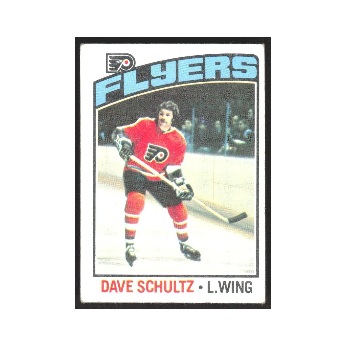 1976 Topps Dave Schultz Philadelphia Flyers #150