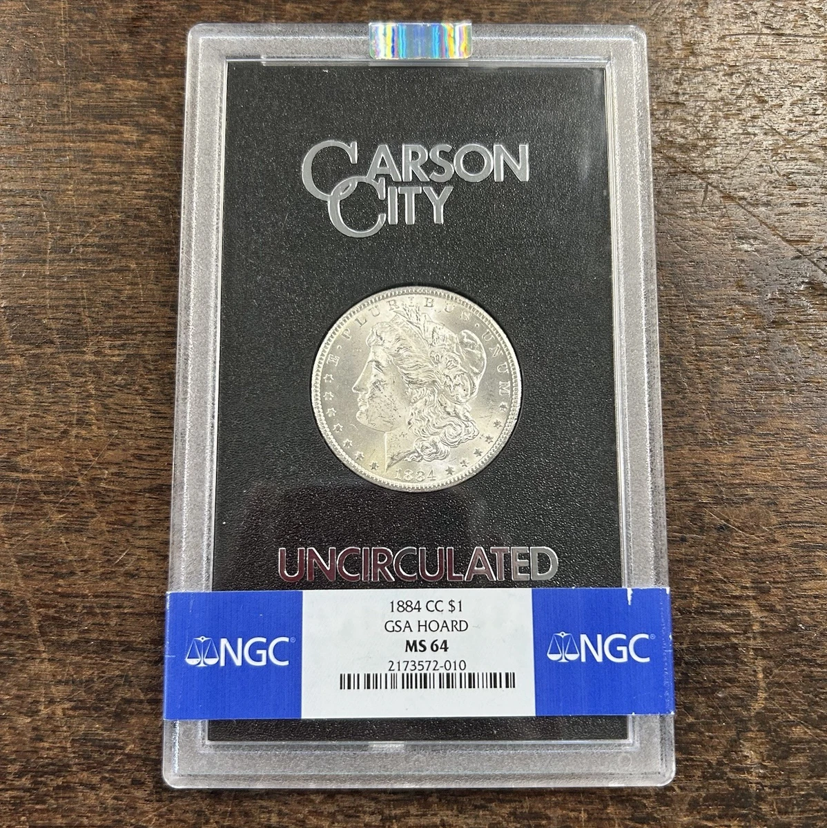 Carson City Grade MS 64 1884 Year Morgan US Dollars (1878-1921