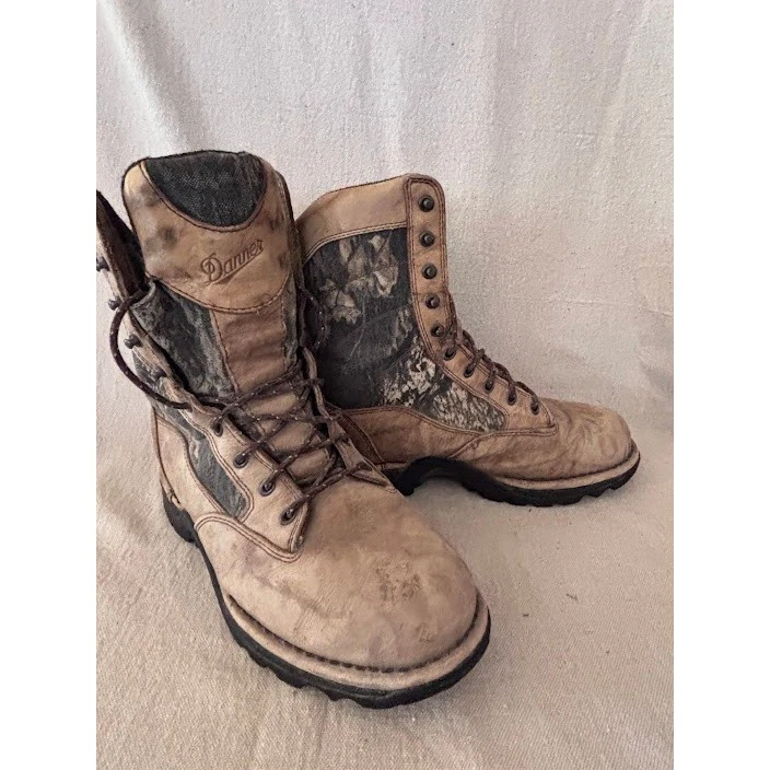 Danner Pronghorn 400G GTX Camo Leather Waterproof Hunting Boots Mens Size 9 - Image 4 of 4