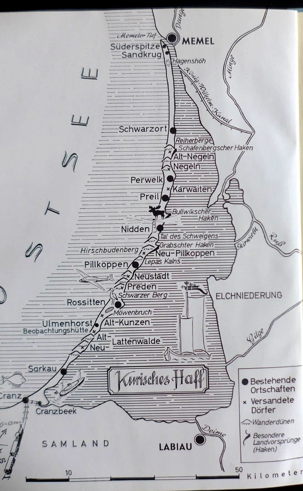 Die KURISCHE NEHRUNG in 144 Vorkriegs-Bildern Rositten Memel Ostpreußen Masuren - Bild 4 von 4