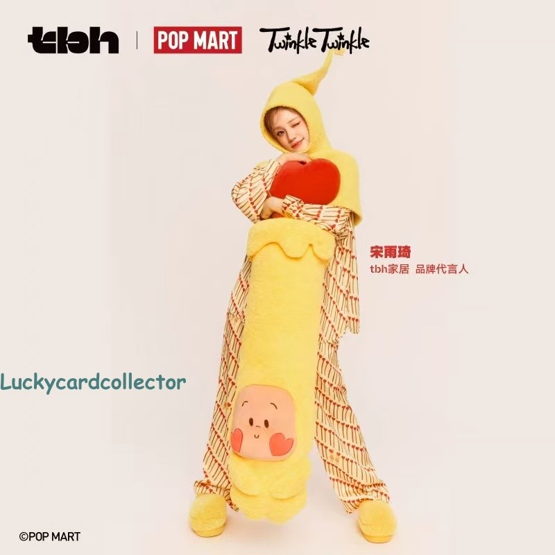 POP MART × tbh Twinkle Twinkle “Love Candle” Bolster Pillow Plush