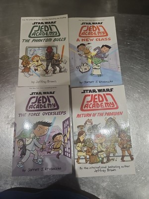 Star Wars: Jedi Academy  Paperbacks by Jeffrey Brown X4