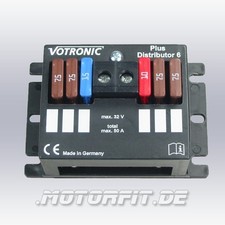 Votronic Plus Distributor 6 12V/24V Manifold for 6 Fused Outputs Max50A