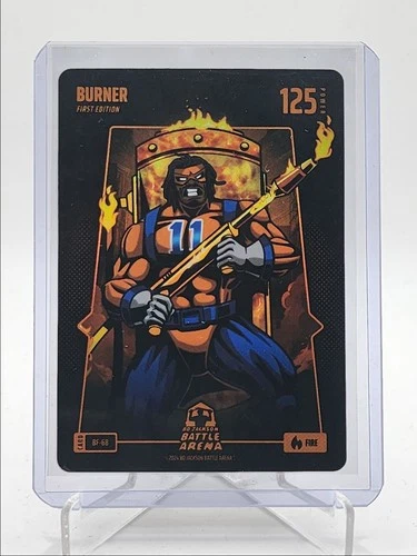 JALEN BRUNSON BURNER 2024 BO JACKSON BATTLE ARENA FIRE FIRST FOIL Q5918