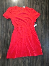 OLD NAVY Classic Style 100% Rayon Red Dress NWT/SIZE S