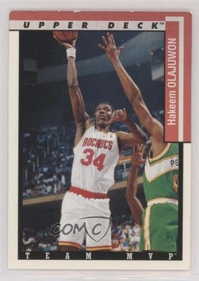 1993-94 Upper Deck Team MVP Hakeem Olajuwon #TM10 HOF g2x