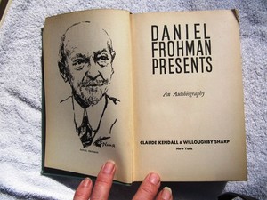 1935 DANIEL FROHMAN PRESENTS: Autobiography Broadway Show Musical Theater Revue