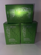 Vitabath Original Spring Green Moisturizing Gelee Bar Soap 3 Pack