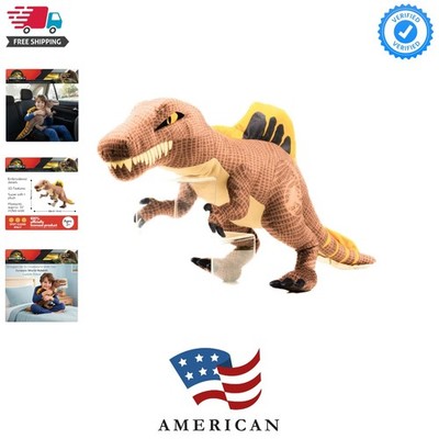 Jurassic World Rebirth Spinosaurus Cuddle Pillow, Kids Bedding Super Soft Plu...