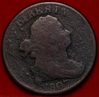 1807 Philadelphia Mint Copper Draped Bust Half Cent — photo 1
