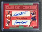 DOMINIQUE WILKINS LARRY NANCE 2025 LEAF GLORY OF THE GAME CLASSIC COMBOS AUTO /2