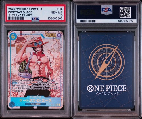 Portgas.D.Ace (Parallel) graded PSA 10 for sale on eBay