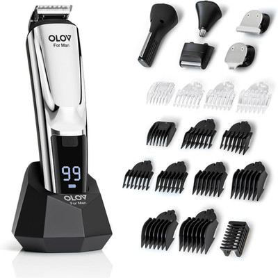 Beard Trimmer, 21 Piece Mens Grooming Kit for Beard & Mustache Trimming, Electri
