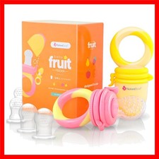 Baby Food Feeder/Fruit Feeder Pacifier Nibbler 2 Pack - Infant Teething Toy T...