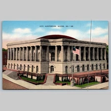 Postcard City Auditorium Macon GA Architecture Landmark