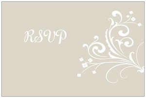 20-RSVP-LT-TAUPE-Postcards-Wedding-Shower-Party-Baby-Invitation-Enclosure