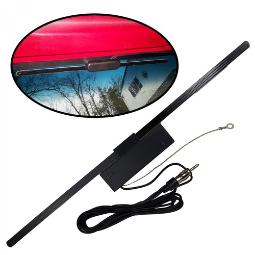 Universal Car Stereo Electronic Radio Hidden Antenna AM FM Amplified Truck Boat - Picture 2 of 5