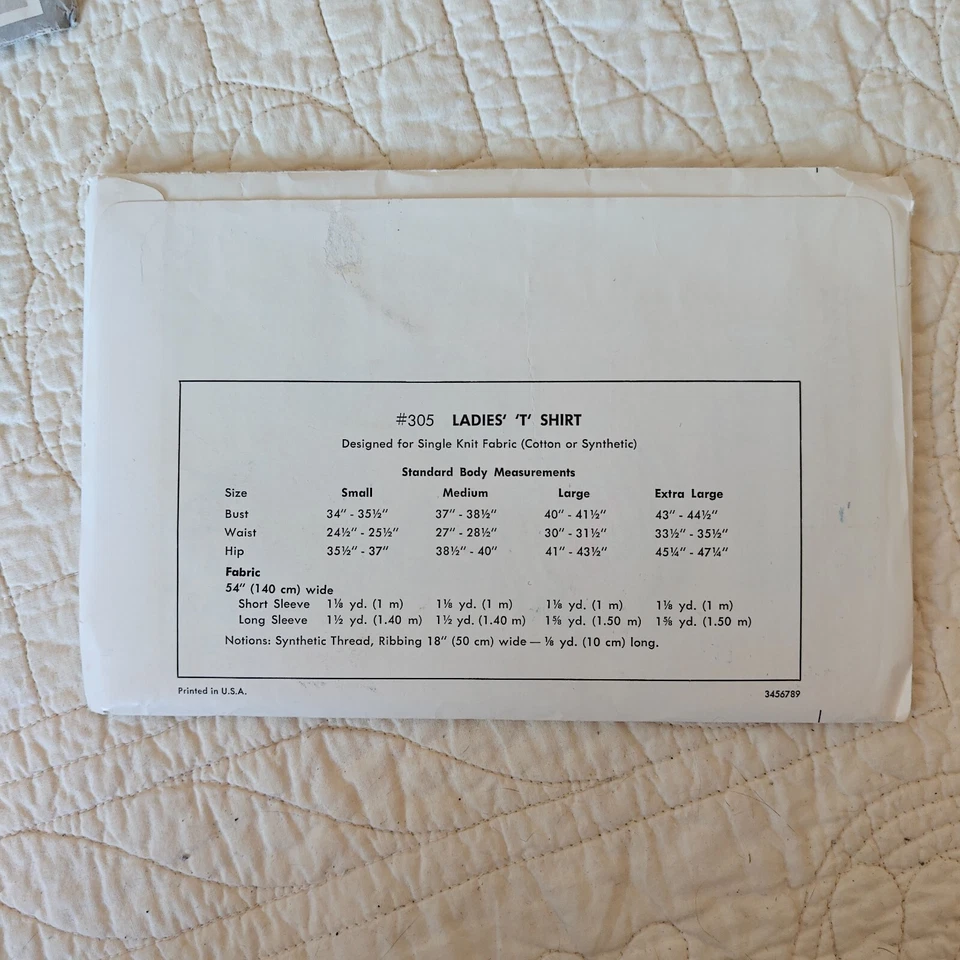 Lot of 6 Sewing Patterns 1980s-2000 McCalls Simplicity Kiwk Sew Etc - Image 3 of 4