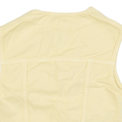 TEDDY'S Girls Denim Waistcoat Yellow S - Picture 4 of 6