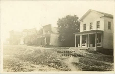 MILL STREET IRONTON WISCONSIN ANTIQUE RPPC 1904-1918