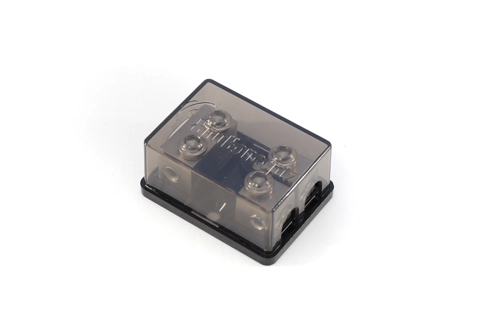 KnuKonceptz Bassik 2 Way 0 Gauge to 4 / 8 Gauge Mini ANL Fuse Block w Fuses - Image 2 of 4