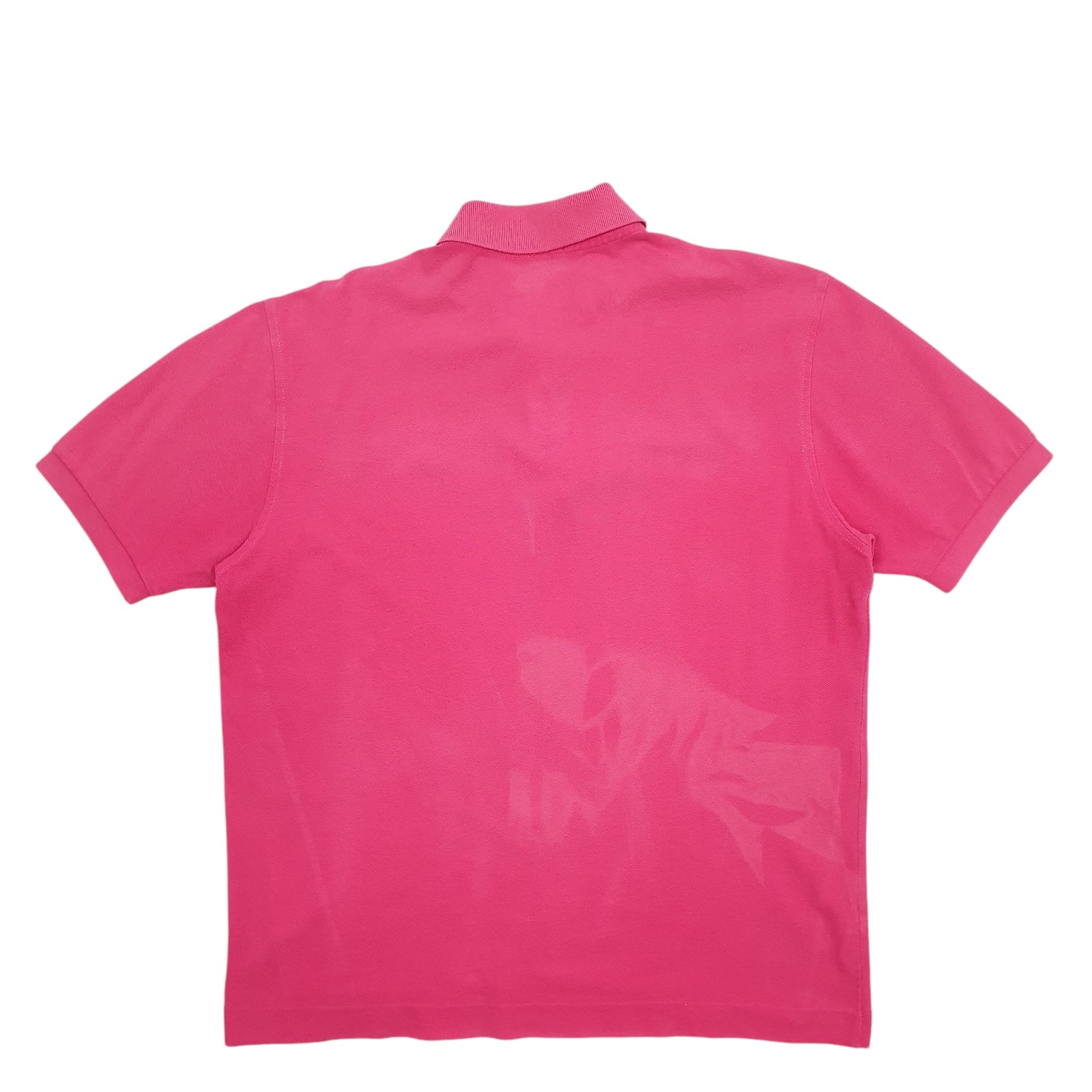 BURBERRY Pink Polo Shirt Short Sleeve Cotton Mens M image 3