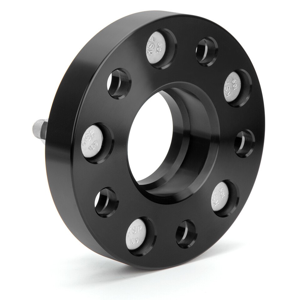 4-Piece 1-Inch Wheel Spacers For Honda Civic, Accord, CR-V - 5x114.3 Bolt Pattern, Hubcentric, 12x1.5 Thread