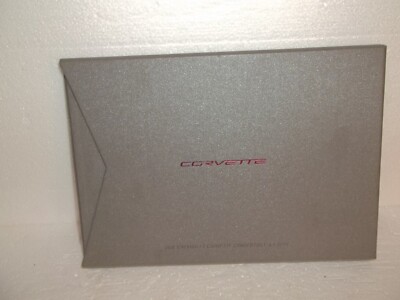 2005 Chevy Corvette C6 Press Kit Convertible & Coupe Slipcase w/ Book & CD-ROM