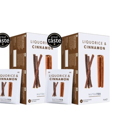 Nutra Tee Lakritz & Zimt Kräutertee 20 Teebeutel DOPPELPACK
