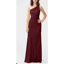 Jenny Yoo Burgandy Maxi Dress