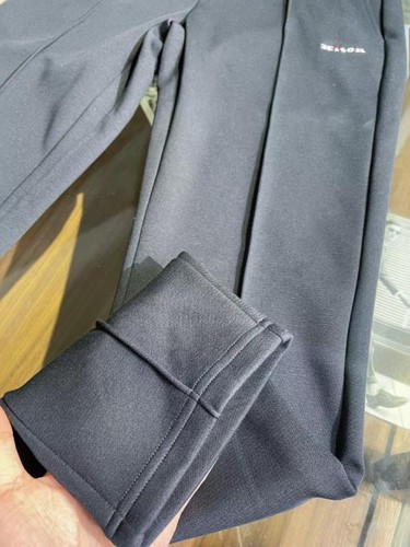 Kiton pantalone uomo casual gamba dritta con lettere ricamate - Foto 3 di 7