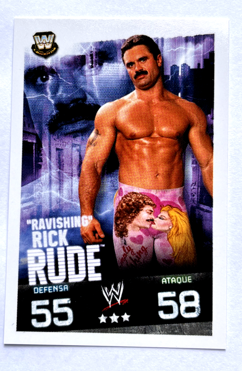 2009 WWE Topps Slam Attax Evolution TCG #148 RICK RUDE RAVISHING